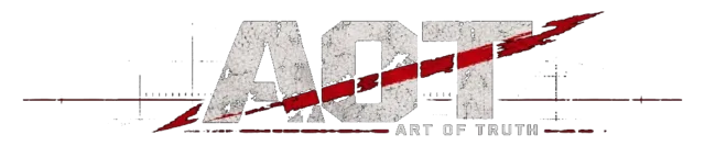 Art of Truth AOT logo with a red slash