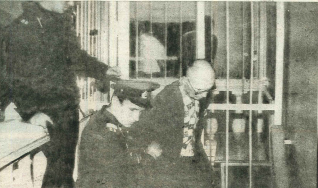 Andrei Chikatilo mugshot from Soviet Union archives, showing the serial killer who evaded capture for twelve years