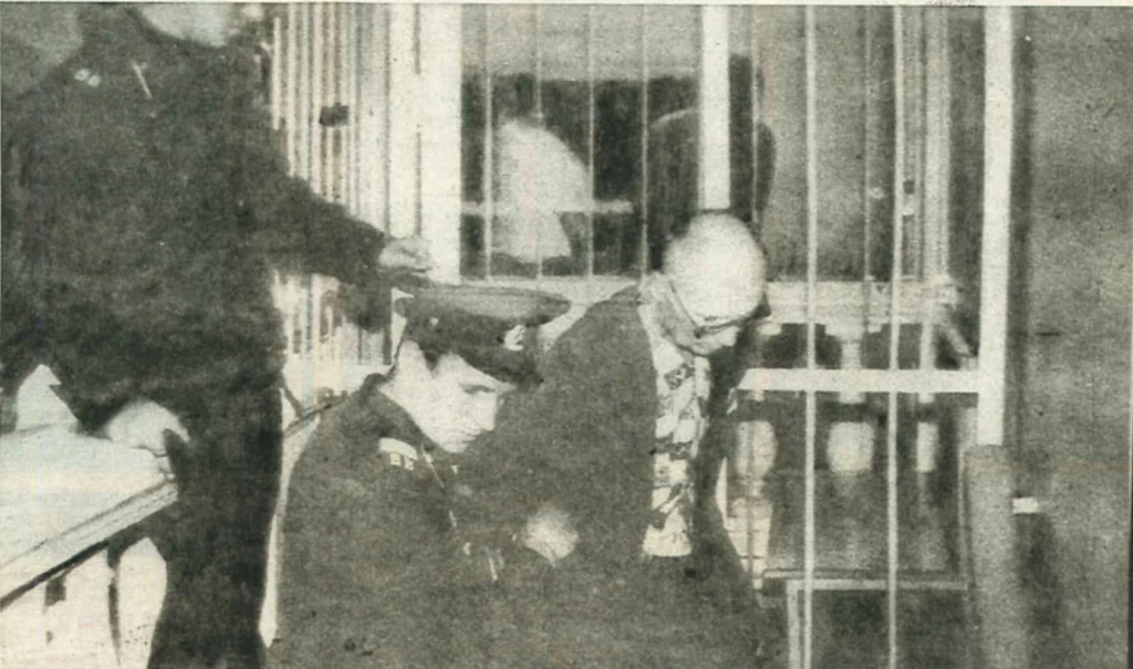 Photo d'identité judiciaire d'Andrei Chikatilo des archives de l'Union soviétique, montrant le tueur en série qui a échappé aux autorités pendant douze ans