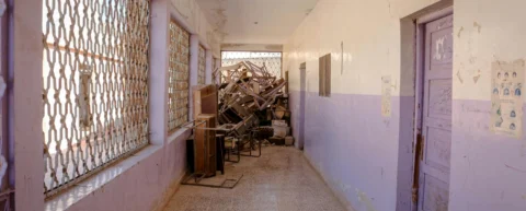 Aftermath of deadly US strike on Shajareh Tayyebeh Elementary School in Minab, Iran