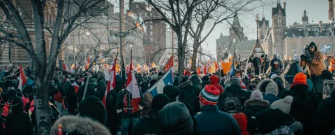 Anti-abortion UK protesters outside clinic, funded by American organizations