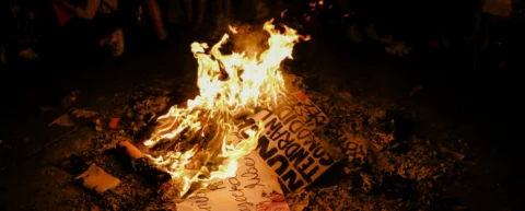 Cuba protests demonstrators storming government building during political unrest