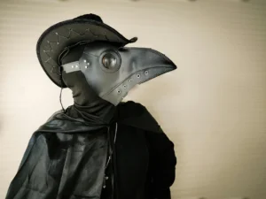 Mittelalterliche Darstellung des schwarzer tod feudalismus und der Pestauswirkungen auf die europäische Gesellschaft