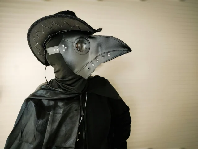 Medieval illustration depicting Black Death feudalism and plague impact on European society