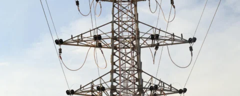 Ukrainian power plant damaged by Russian attacks during winter campaign