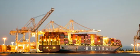 Maritime chokepoint map showing key global shipping routes and strategic waterways