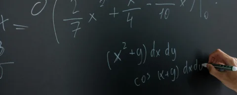 Mathematical equations and symbols illustrating real analysis concepts