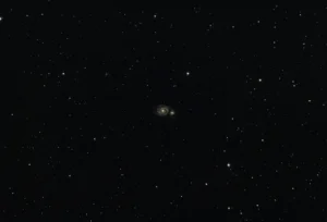 Galaxienhaufen mit Beweise für dunkle Materie durch Gravitationslinseneffekte