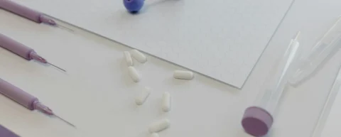 Illustration of mRNA technology platform used in vaccine and therapeutic research