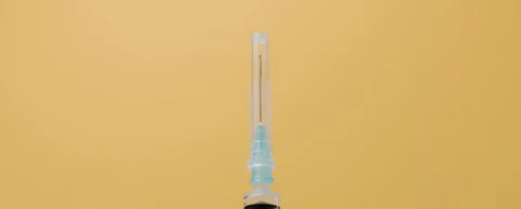 Vaccine trust crisis concept with medical vials and concerned parent