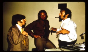 Jaffe, Hanley, and Zimbardo during the Stanford Prison Experiment, 1971