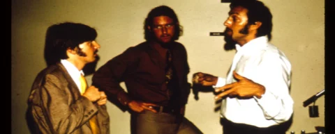 Stanford Prison Experiment study room with psychological manipulation setup