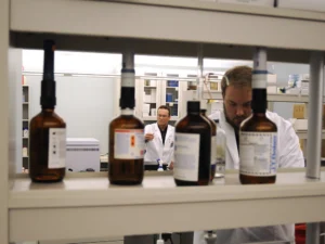 Forensic laboratory equipment used for heavy metal poisoning detection and toxicology analysis