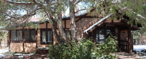 Oppenheimer House at Los Alamos, the wartime residence of J. Robert Oppenheimer