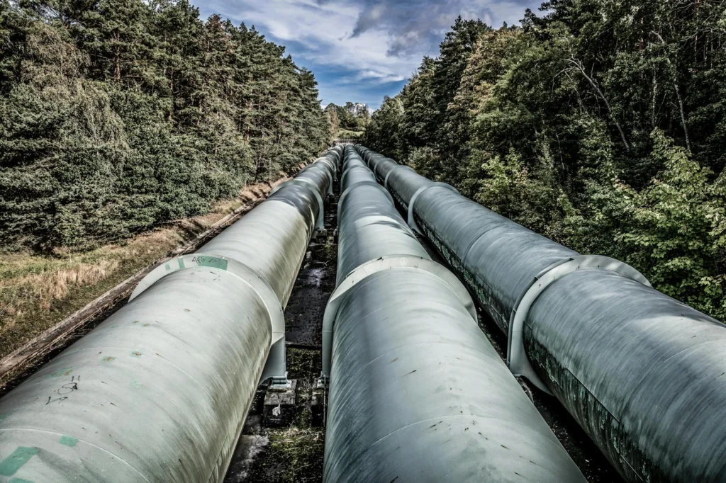 Underwater pipeline infrastructure vulnerable to sabotage in deep ocean waters
