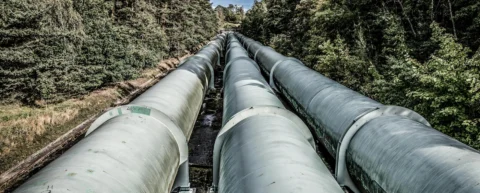 Underwater pipeline infrastructure vulnerable to sabotage in deep ocean waters
