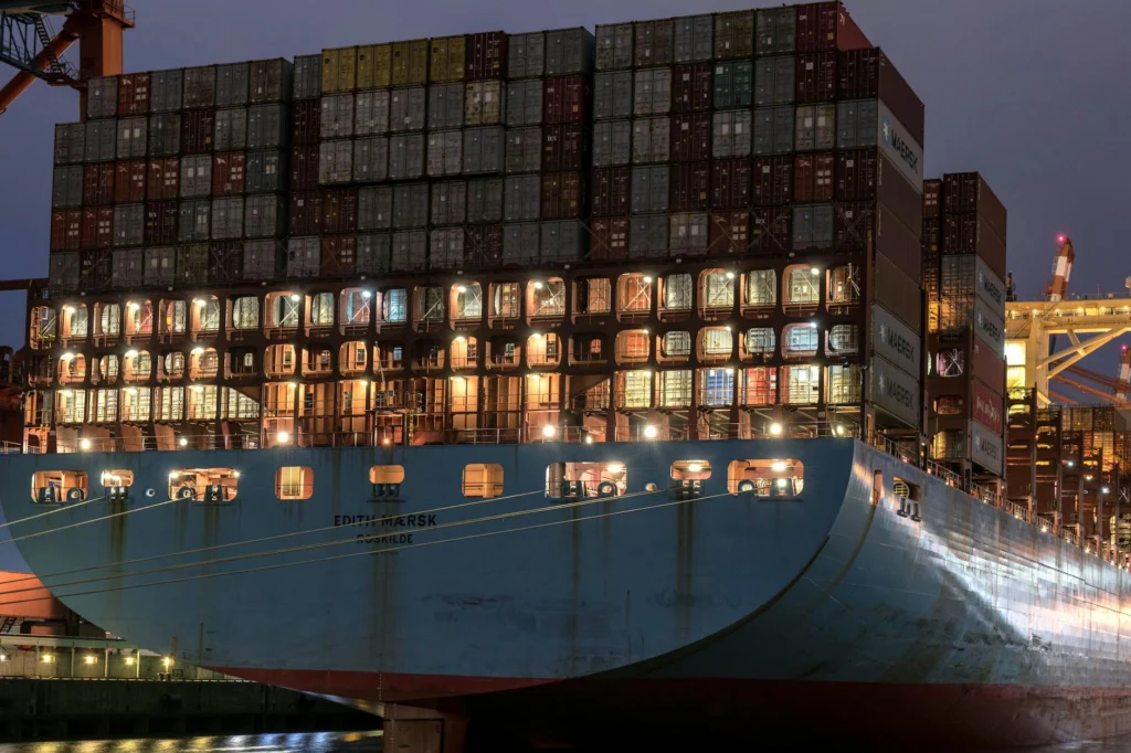 Tanker vessels at sea illustrating sanctions evasion networks