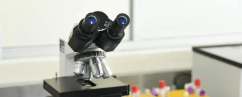 Forensic ballistics evidence examination under comparison microscope