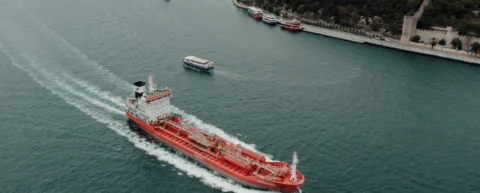 Oil tankers near the Strait of Hormuz amid the Trump Hormuz ultimatum crisis