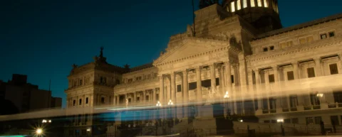 Argentine government building symbolizing sovereign debt default legal battles