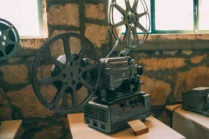 Vintage film reels representing the film canon debate