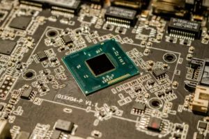 Semiconductor supply chain factory with chip manufacturing equipment