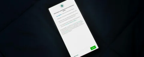 Cookie consent or pay banner displayed on a computer screen