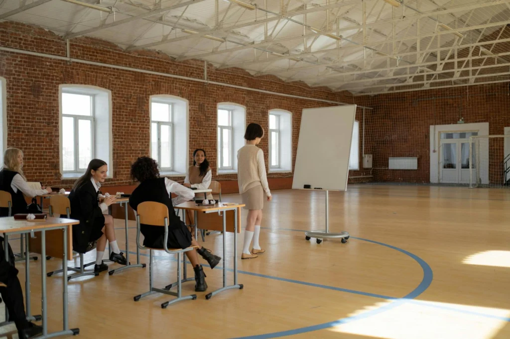 Students in classroom
