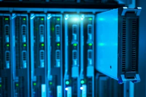 Cryptocurrency mining hardware with LED lights and cooling systems