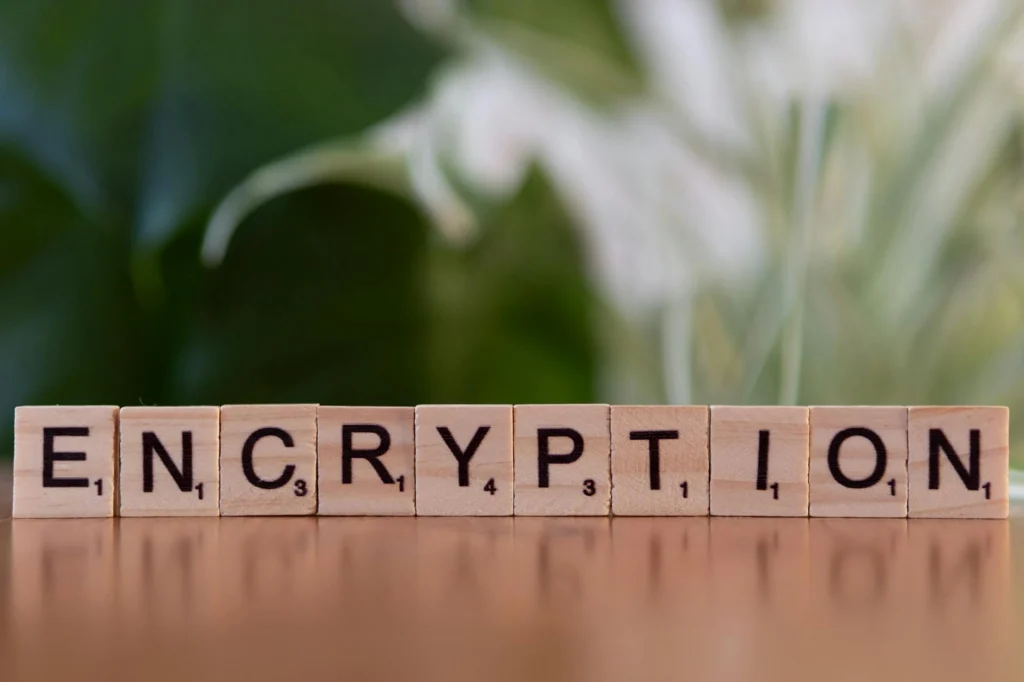 Abstract visualization representing cryptographic key generation and digital security