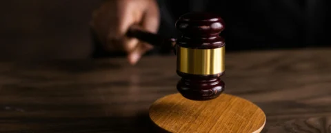 Federal courtroom where election fraud allegations cases are heard