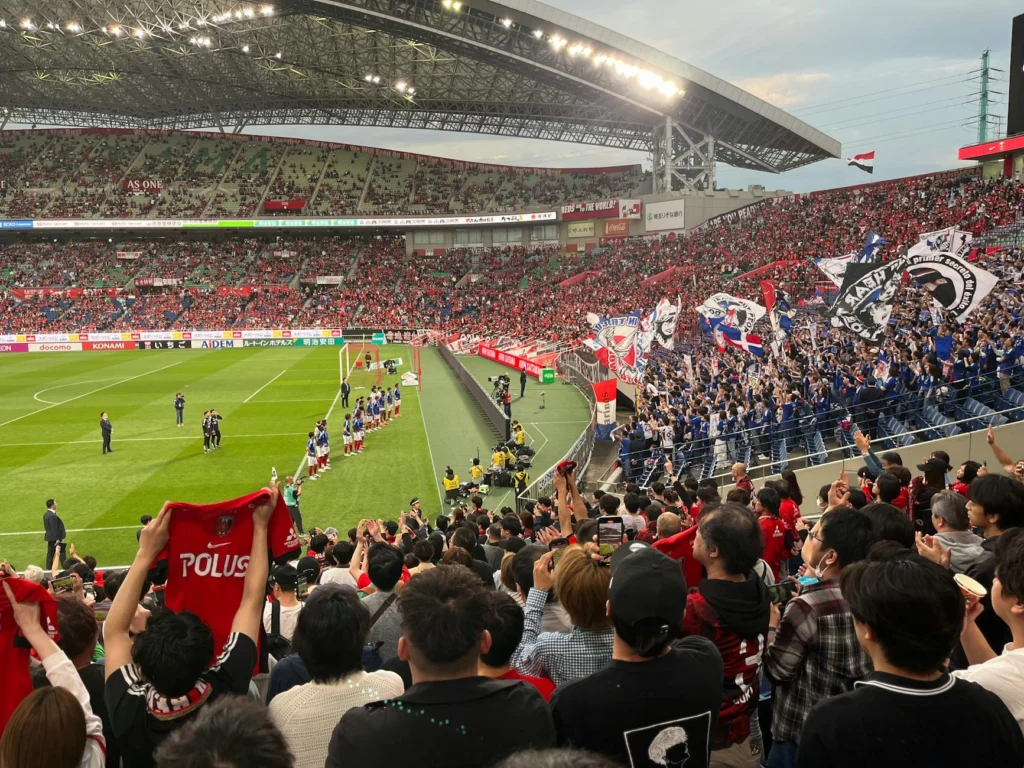 Football stadium crowd illustrating athlete soft power reach