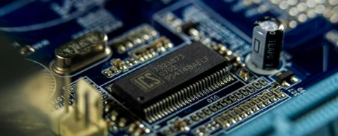 Advanced semiconductor chips illustrating trade leverage in US-China negotiations
