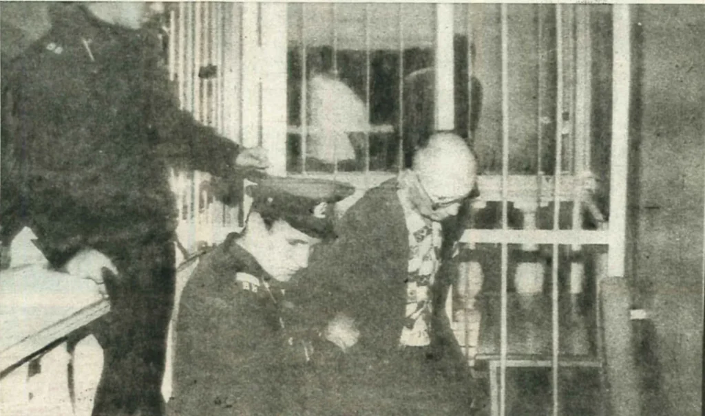Andrei Chikatilo mugshot from Soviet Union archives, showing the serial killer who evaded capture for twelve years