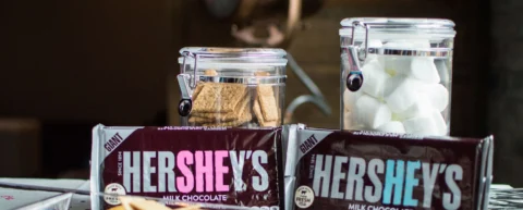 Historic Hershey factory scene illustrating the Hershey industrial model